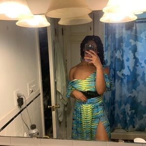 Bohemian skirt and top outfit